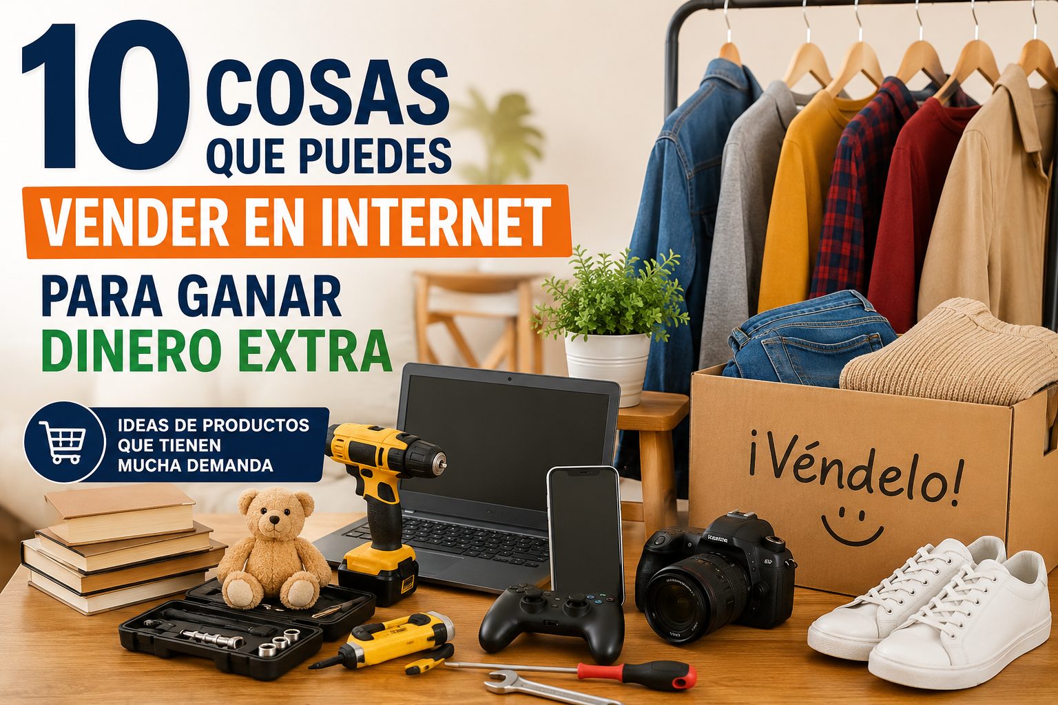 10 cosas que puedes vender en Internet para ganar dinero extra